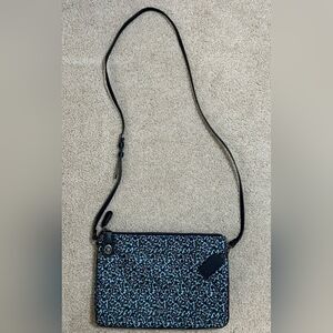 Coach Crossbody Purse Blue Ranch Floral